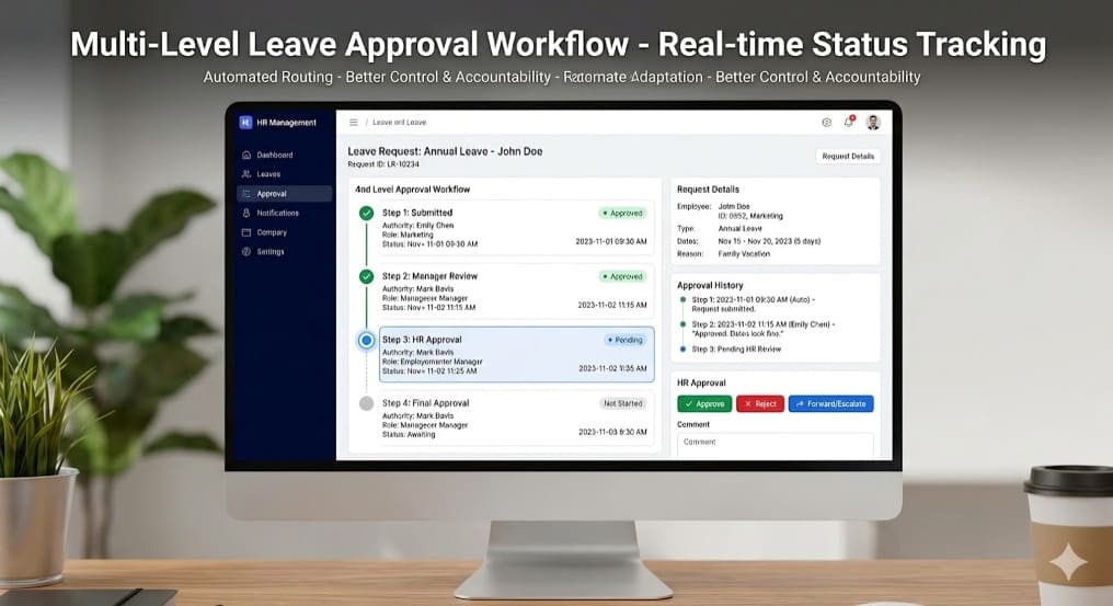 Multi-Level Leave  Approval Workflow